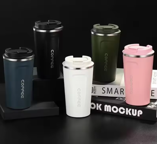 Portable Thermal Coffee Cup – Stainless Steel Vacuum Mug Keeps Drinks Hot & Cold
