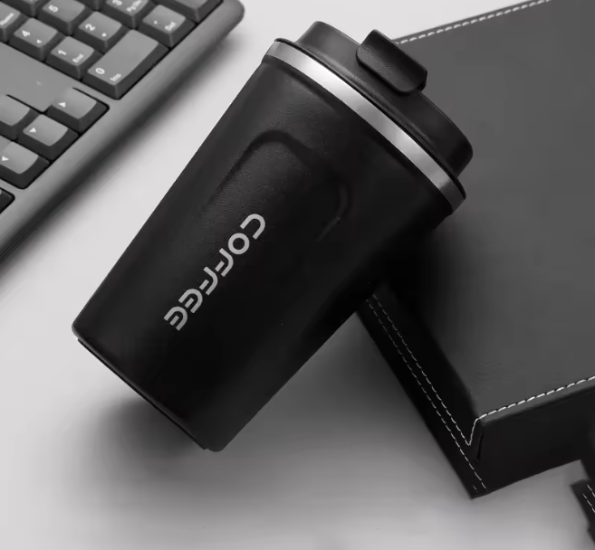 Portable Thermal Coffee Cup – Stainless Steel Vacuum Mug Keeps Drinks Hot & Cold
