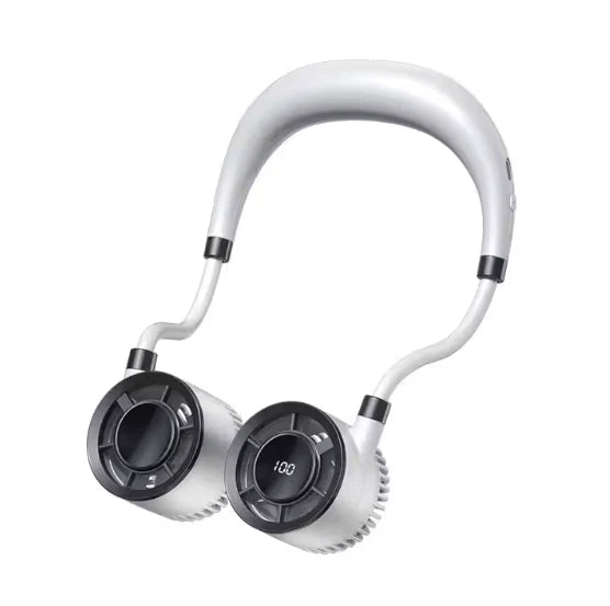 Smart Neck Hanging Fan | 100 Speeds & LED Display