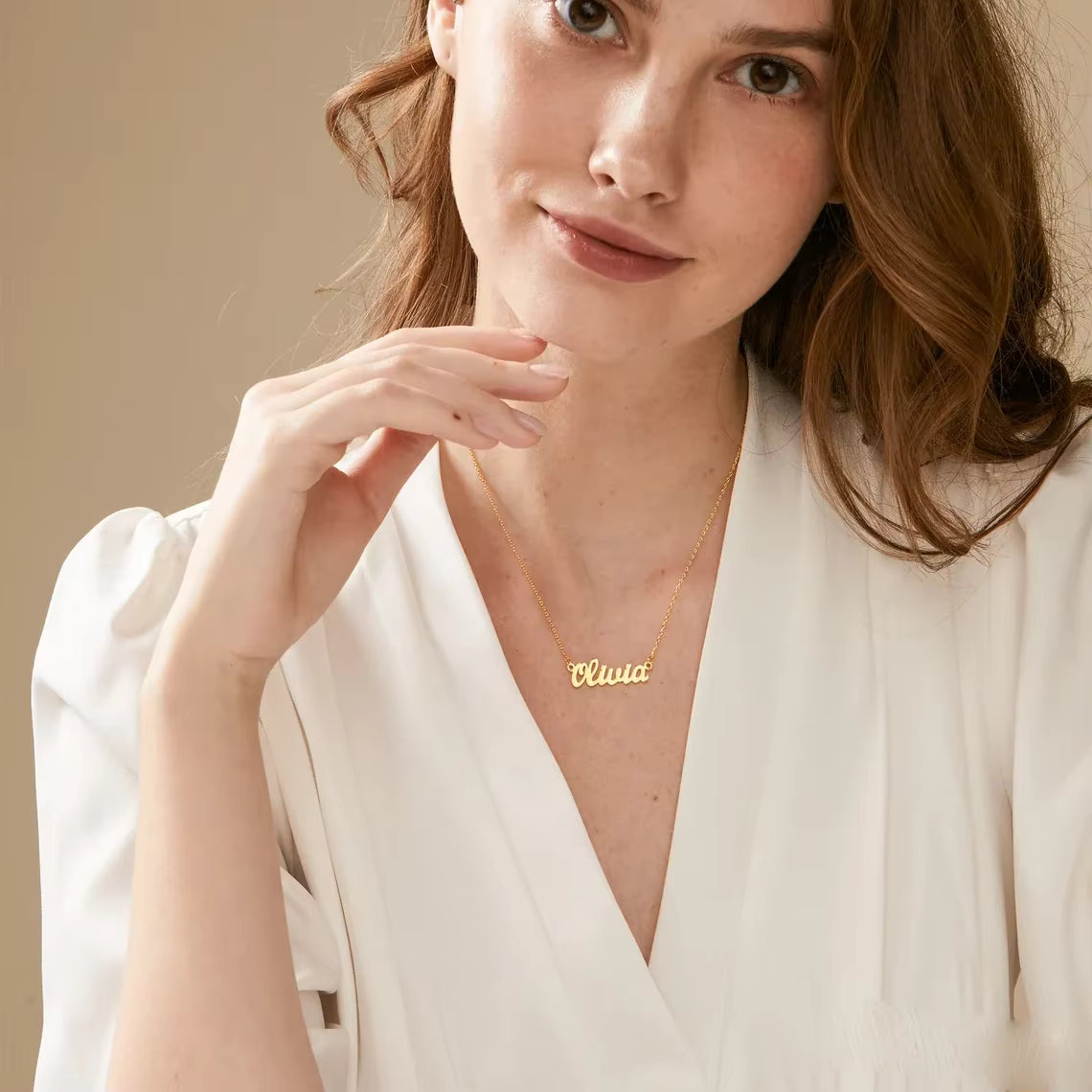 Custom Name Necklace – Stainless Steel Jewelry, Birthday & Mother’s Day Gift for Her