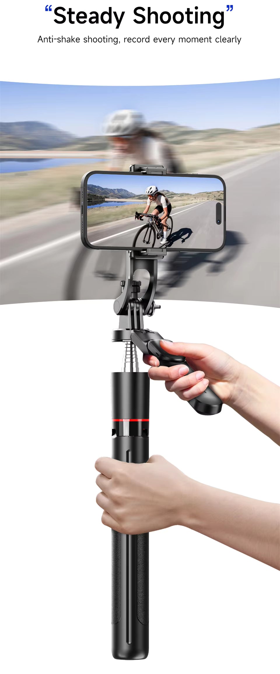 MEUYAG Selfie Stick Tripod with Bluetooth Remote & Fill Light – 1708mm Long, 360° Rotation, Phone Holder