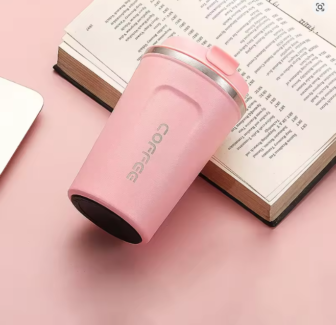 Portable Thermal Coffee Cup – Stainless Steel Vacuum Mug Keeps Drinks Hot & Cold