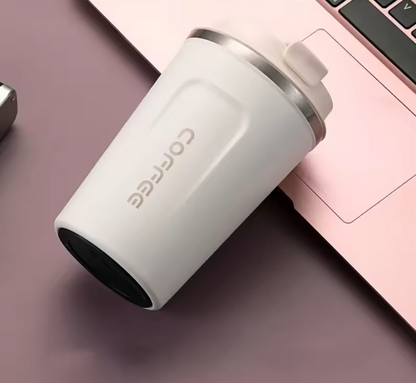 Portable Thermal Coffee Cup – Stainless Steel Vacuum Mug Keeps Drinks Hot & Cold