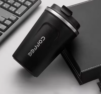 Portable Thermal Coffee Cup – Stainless Steel Vacuum Mug Keeps Drinks Hot & Cold