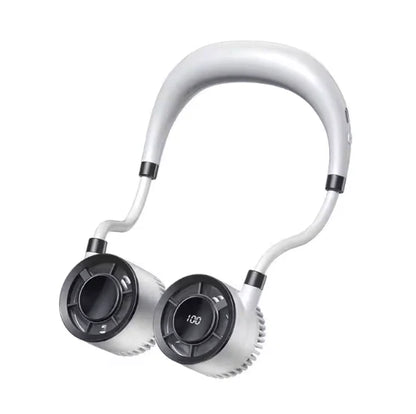 Smart Neck Hanging Fan | 100 Speeds & LED Display