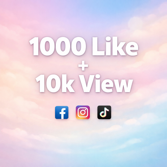 1000 Like + 10k View | عرض قوي ومميز