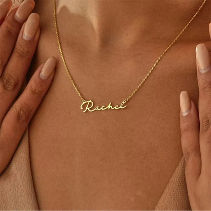 Custom Name Necklace – Stainless Steel Jewelry, Birthday & Mother’s Day Gift for Her