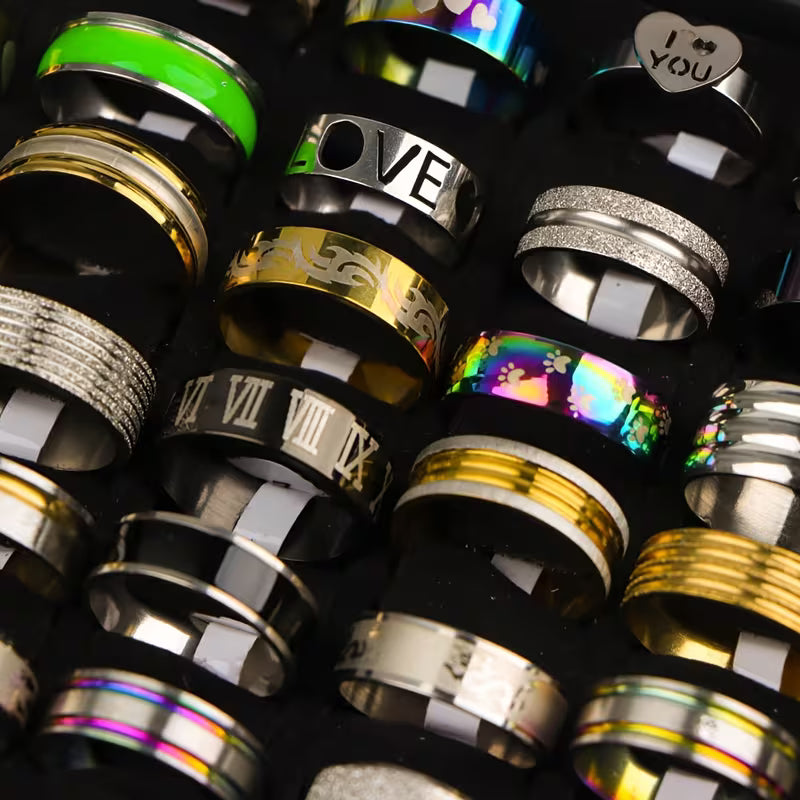 20PCS Stainless Steel Rings Set (Unisex) 👇