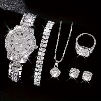 6 pieces in one elegant jewelry set