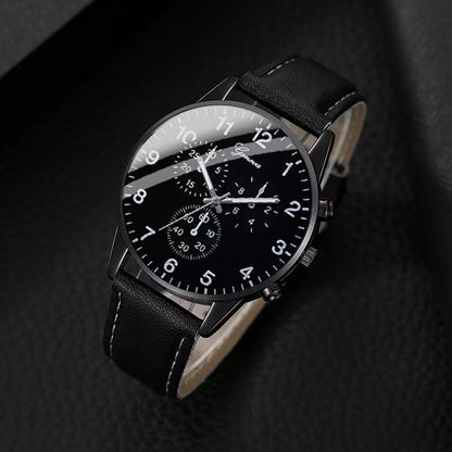 4PCS Unisex Fashion Watch & Jewelry Set